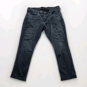 Paige Federal Jeans Mens‎ 38 Blue Dark Wash Slim Straight Stretch Denim